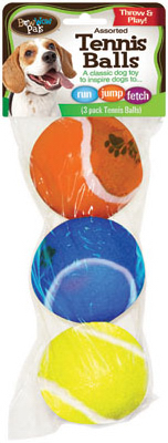 3PK Pet Tennis Ball