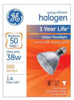 GE 38W Halogen LN Flood Bulb