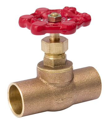 1/2" BRS CxC Stop Valve