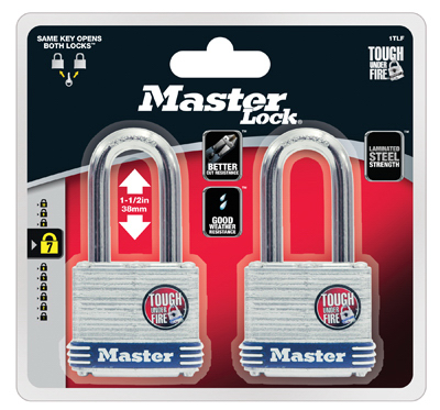 2PK 1-3/4" Lam Padlock