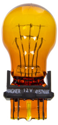 Wagner BP4157NALL Automotive Bulb, 12 V, 26.88 W, Incandescent Lamp