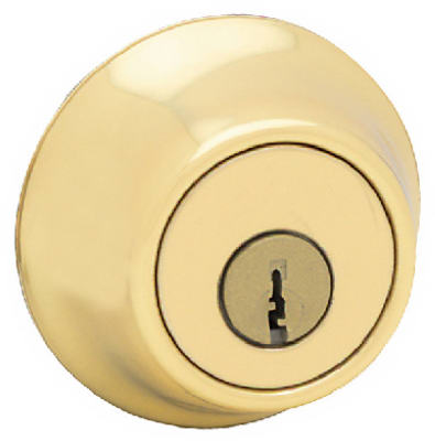 PB SGL CYL Deadbolt