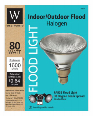 WP 80W Par 38 Flood Bulb