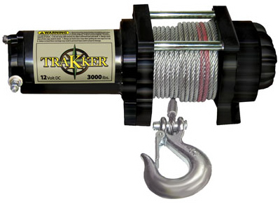 3000LB BLK Elec Winch          *