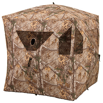 AMERISTEP 1RX3H019 Ground Blind, Durashell Plus, Camouflage, Matte