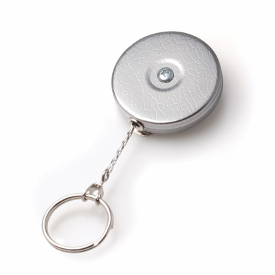 Chrome Retractable Key Reel