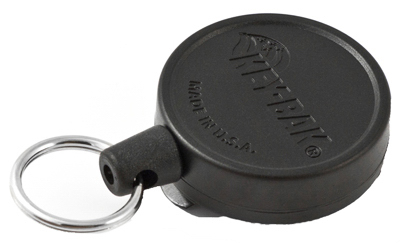 Black Retractable Key Reel