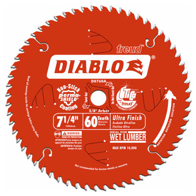 Diablo 7-1/4" 60T Saw Blade