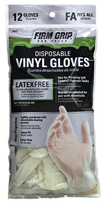 12CT Vinyl Paint Gloves