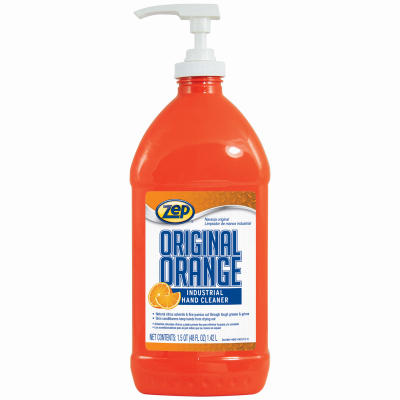 Zep ZU099148 Hand Cleaner, Viscous Liquid, Orange, Solvent Like, 48 oz