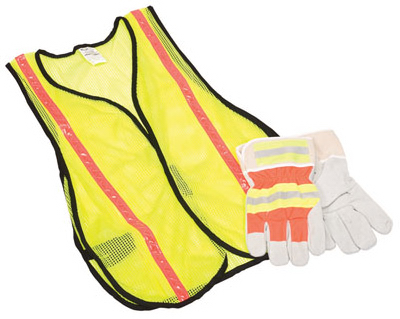 123584  Safe Vest/Glove Combo