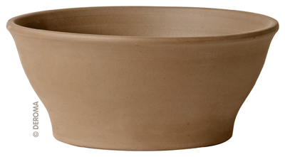 12.6" Moka Terra Cotta Clay Bowl 