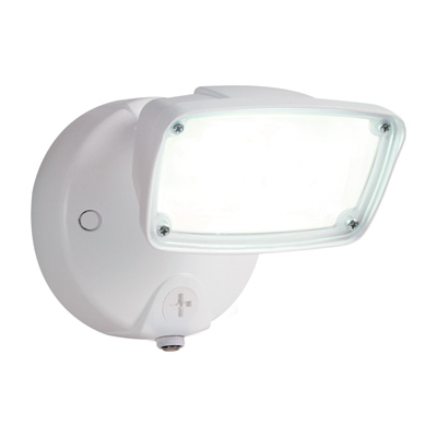 White LED Flood Security Light