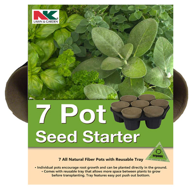 7 Pot Seed Starter Tray