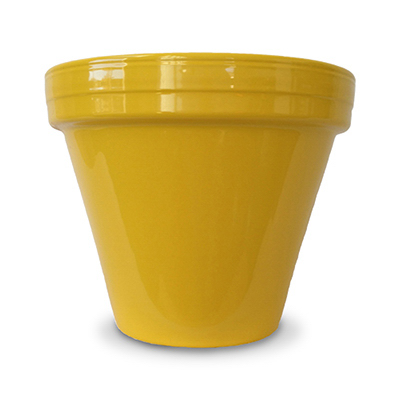 4.5" YEL Cera Planter