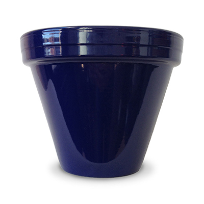 8.5"Cobalt Cera Planter