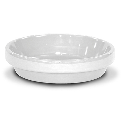 7.75" WHT Saucer PCSABX-8-W-TV