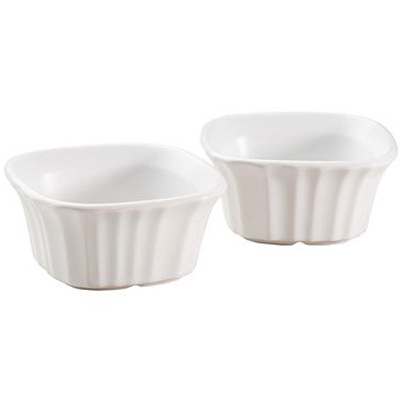 2PK 7OZ WHT SQ Ramekin