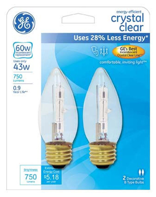 GE2PK 43W CLR BM Bulb