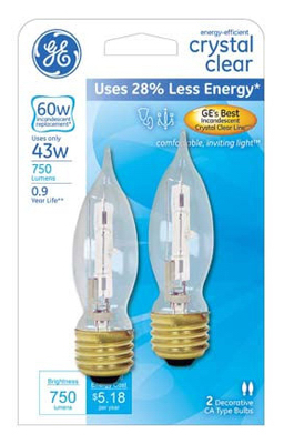 GE2PK 43W CLR CAM Bulb