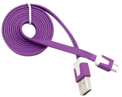 3' Micro USB Flat Cable