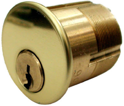 1-1/4 Brass Mortise Cylinder IN3