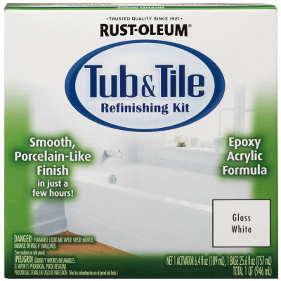 32OZ White Tub & Tile Finish Kit