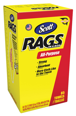 75240   Boxed WHT Rag 85PK