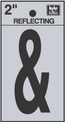 2" BLK & Symbol Sign