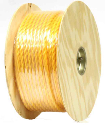 1/2" Yellow Twisted Rope
