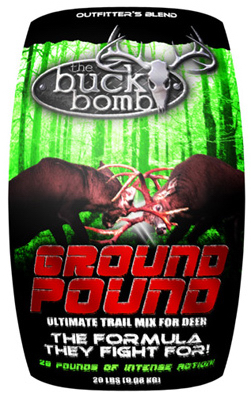 the buck bomb MM-BB-GP-01 Ground Pound Deer Attractant, 20 lb Bag