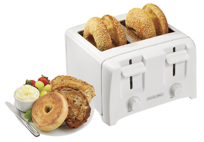 4 Slice WHT Toaster