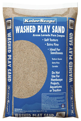 .4CUFT Washed Play Sand