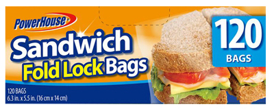 120CT Fold Sandwich Bag