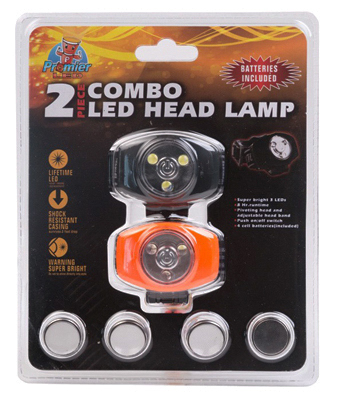 2PK 3LED Head Light