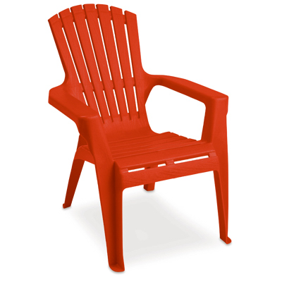 Cherry Red Kids Adirondack Chair