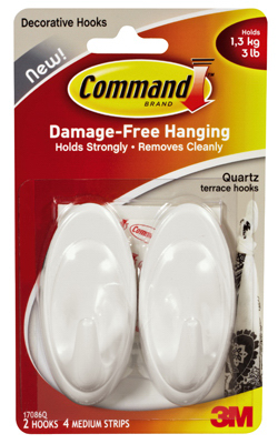 Command 2PK Decor Hook