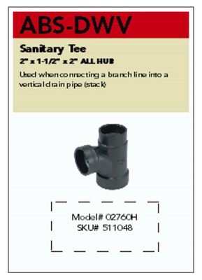 ABS/DWV Bin Cards Kit