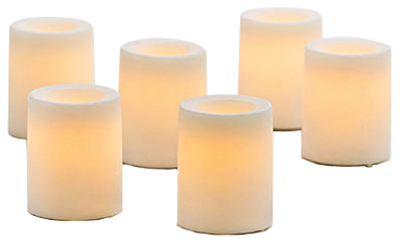 Sterno Home CG10286CR3 Votive Candle, 100 hr Burning, Cream Candle, CR2032