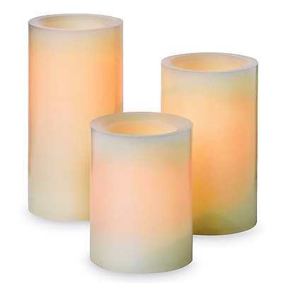 3PK Pillar Candle Set