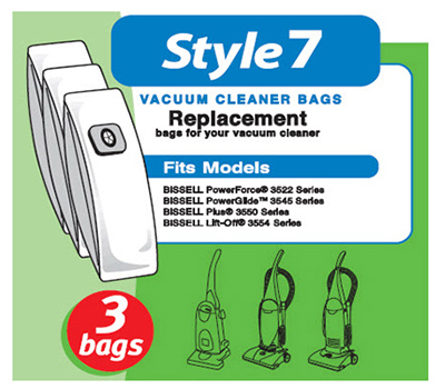 3PK Bissell 7 Vac Bag