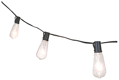 2PK 7W Clear Edison Bulbs