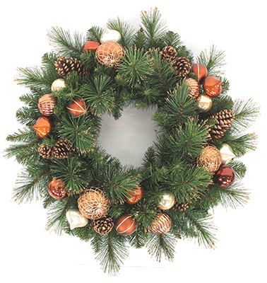 HW 26" Cappu Art Wreath