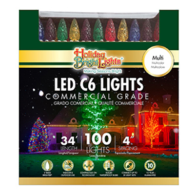 100LT Multi C6 LED Light Set