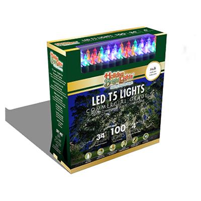 Holiday Bright Lights LEDBX-T5100-MU Light Set, 100-Lamp, LED Lamp