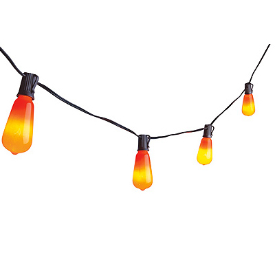 10LT Orange Edison Bulb Set