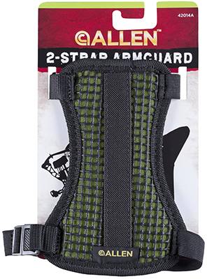 Allen 42014 Archery Armguard, Medium-Mesh, Black/Hot Green