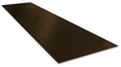 24" FLT BLK Stair Tread