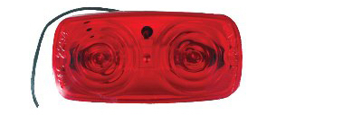 Red Bullseye Trailer Light