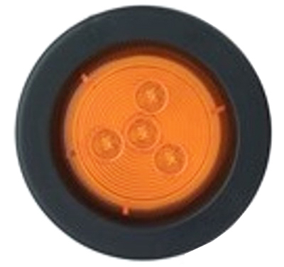 2" Amber LED Trailer Light Kit